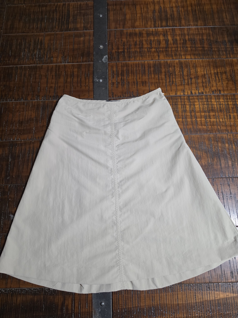 Zara Cream Skirt Size XS Customized: Hand Hemmed